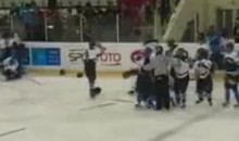 Insane Bench-Clearing Brawl Breaks Out During Turkish Hockey Game (Video)