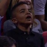 boozer son cheers for heat