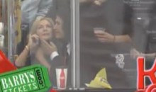 Gene Simmons Was On The Los Angeles Kings’ Kiss Cam (Video)