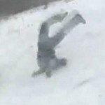 kid hit by sled