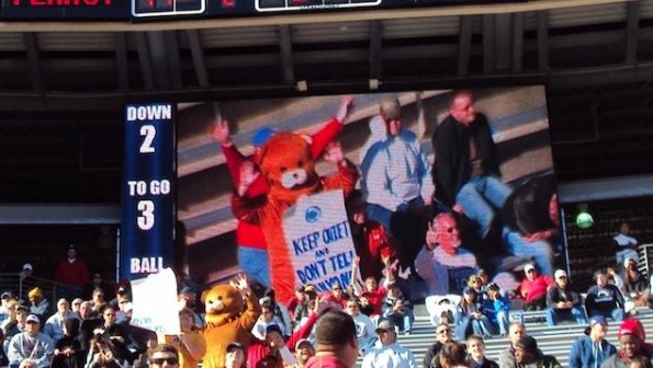pedobear at penn state game