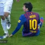 pepe stomps on messi's hand