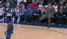 Mavs’ Coach Rick Carlisle Kicks The Ball At Some Fans (Video)