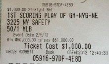 Man Wins $50,000 On Super Bowl Safety Bet