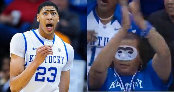 anthony davis mom unibrow