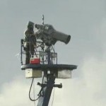 dustin johnson hits camera tower