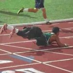 100-meter dash worm