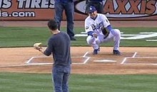 Bear Grylls’ Opening Pitch Was On Fire (Video)