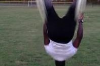 Running Back David Wilson Performs 13 Consecutive Backflips With No Hands (Video)