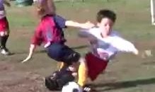 4-Year-Old Girl Lays Devestating Soccer Body Check (Video)