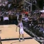 manu ginobili misses wide open dunk