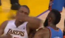 Metta World Peace Delivers A Not-So-Peaceful Elbow To James Harden’s Head (Video)
