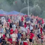 ole miss baseball beer shower