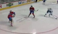 Habs’ Goalie Peter Budaj Assists On Opposing Team’s Goal (Video)