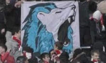 Spartak Moscow Fans Taunt Zenit By Deep Throating Their Mascot (Video)