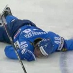 Roman Starchenko unconscious