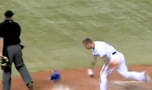 Blue Jays’ Brett Lawrie Hit the Umpire With His Helmet Last Night (Video)