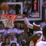 lebron james miss dunk
