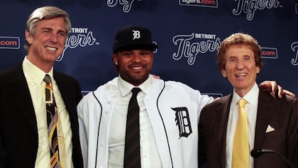 mike illitch-detroit tigers-prince fielder mike illitch-detroit tigers-prince fielder