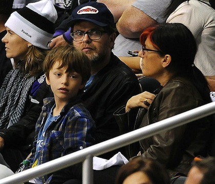 rainn wilson dwight schrute at kings playoff game rainn wilson dwight schrute at kings playoff game