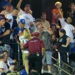 angry female yankees fan ejected from citi field