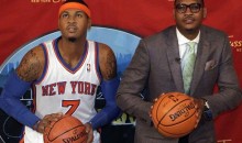 Watch Carmelo Anthony Scare People At A Wax Museum (Video)