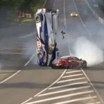 horrifying crash at le mans race