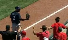 Nyjer Morgan Argues With Fan Over Foul Ball (Video)