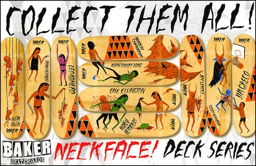 #3 neckface decks skateboard art graphics 1 #3 neckface decks skateboard art graphics 1