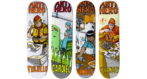 #7 todd francis anti-hero skateboard decks art graphics #7 todd francis anti-hero skateboard decks art graphics