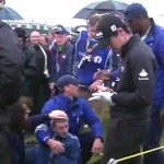fan hit by rory mcilroy drive at british open