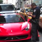 ferrari getting ticket