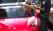 Apparently Cops Don’t Like It When You Run Over Their Feet With Your Ferrari (Video)