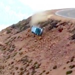 jeremy foley drives off cliff at pike peak race