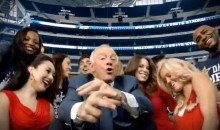 Cowboys Owner Jerry Jones Raps About Papa John’s (Video)