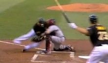 Check Out This Monster Home Plate Collision Between Yadier Molina and Josh Harrison (Video)