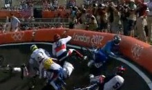 Olympics BMX Crash Wipes Out The Competition (Video)