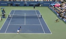 US Open Ball Boy Takes A Spill (Video)