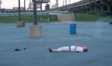 Drunk Phillies Fan Faceplants Into Asphalt (Video)