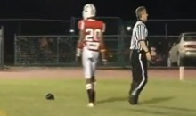 Watch This Amazing Video Of A High School Football Referee Getting Hit In The Head By An Errant Pass
