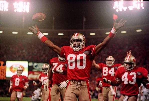 jerry rice touchdown leader