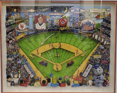 9 chipper jones retirement gift mets artwork 9 chipper jones retirement gift mets artwork