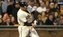 Hunter Pence's Tricky Broken Bat Double Broke Things Open For The Giants Last Night (Video)