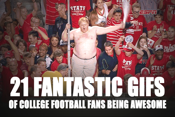 college football fans fan gifs