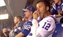 Watch This Colts Fan “Dig For Gold” During The Indianapolis-Green Bay Game Over The Weekend (Video)