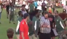 Youth Football Coach Slaps Referee In The Face (Video)