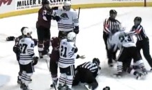 Check Out This WWE Style Hockey Brawl Courtesy of the AHL (Video)