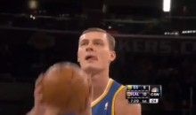 Warriors' Andris Biedrins Attempts The Worst Free Throw Ever (Videos)