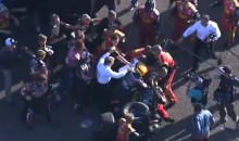 Jeff Gordon Ran Clint Bowyer Into the Wall at Phoenix, Sparking a Huge Post-Race Pit Brawl (Video)