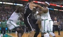 Rajon Rondo Started a Brawl Between the Nets and Celtics Last Night (Video)